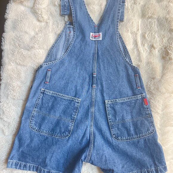 Ikeda Vintage Denim Short Overalls Size Medium Made in Canada - Picture 6 of 7